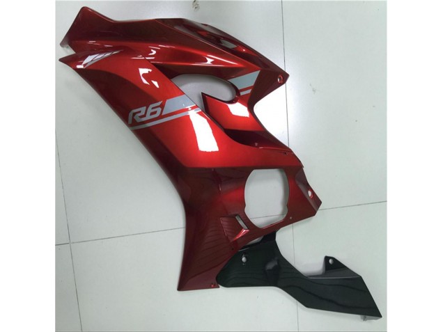 Red 17-21 Yamaha YZF R6 Motorcycle Fairings Red 17-21 Yamaha YZF R6 Motorcycle Fairings