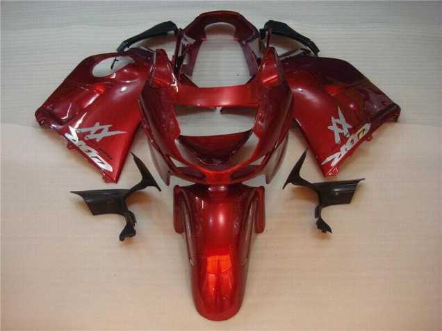 Red 96-07 Honda CBR1100XX Motorcycle Fairings Red 96-07 Honda CBR1100XX Motorcycle Fairings