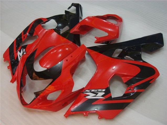 Red Black 04-05 Suzuki GSXR 600/750 Motorcycle Fairing