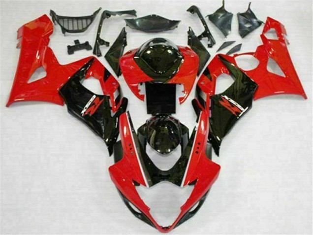 Red Black 05-06 Suzuki GSXR 1000 Motorcycle Bodywork Red Black 05-06 Suzuki GSXR 1000 Motorcycle Bodywork
