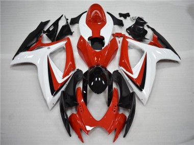 Red Black 06-07 Suzuki GSXR 600/750 Motorcycle Fairing