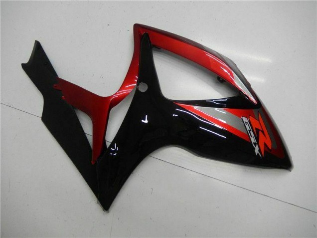 Red Black 06-07 Suzuki GSXR 600/750 Motorcycle Fairings Red Black 06-07 Suzuki GSXR 600/750 Motorcycle Fairings