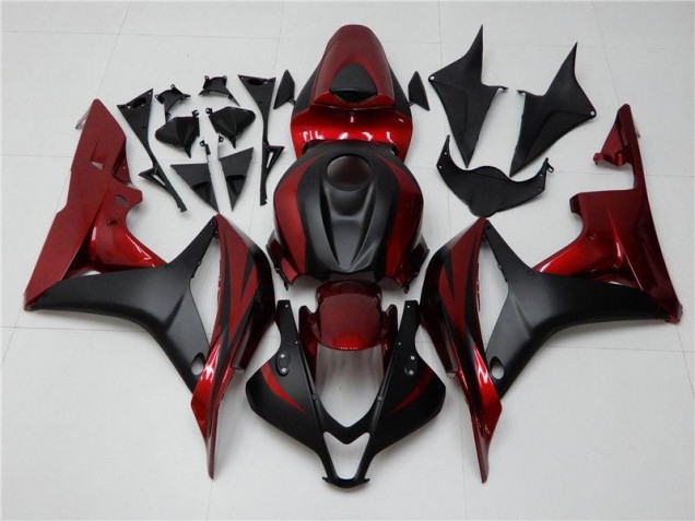 Red Black 07-08 Honda CBR600RR Motorcycle Fairing Red Black 07-08 Honda CBR600RR Motorcycle Fairing