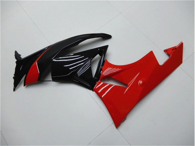 Red Black 09-12 Kawasaki ZX6R Motorcycle Fairings Red Black 09-12 Kawasaki ZX6R Motorcycle Fairings