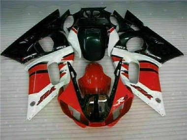 Red Black 98-02 Yamaha YZF R6 Motorcycle Bodywork