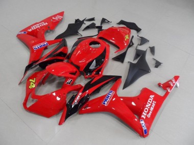 Red Black Race 07-08 Honda CBR600RR Motorcycle Fairings