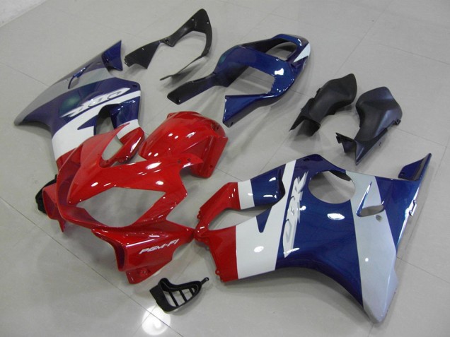 Red Blue Silver 01-03 Honda CBR600 F4i Motorcycle Fairings Red Blue Silver 01-03 Honda CBR600 F4i Motorcycle Fairings