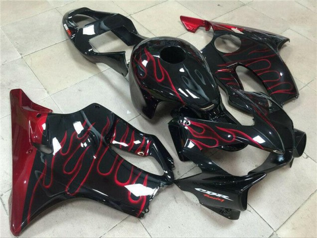 Red Flame 01-03 Honda CBR600 F4i Motorcycle Fairings Red Flame 01-03 Honda CBR600 F4i Motorcycle Fairings