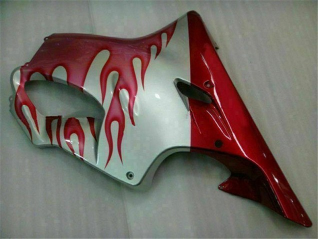 Red Flame Silver 01-03 Honda CBR600 F4i Motorcycle Fairings Red Flame Silver 01-03 Honda CBR600 F4i Motorcycle Fairings