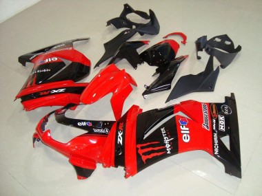 Red Monster 08-12 Kawasaki ZX250R Motorcycle Fairings