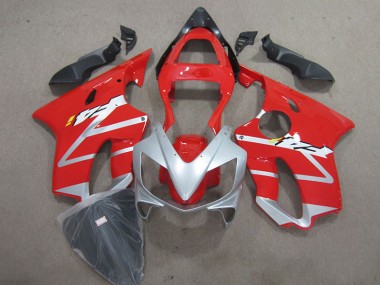 Red Silver 01-03 Honda CBR600 F4i Motorcycle Fairings