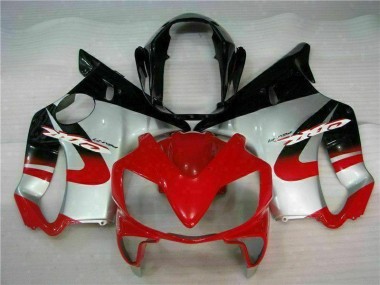 Red Silver 04-07 Honda CBR600 F4i Motorcycle Fairing