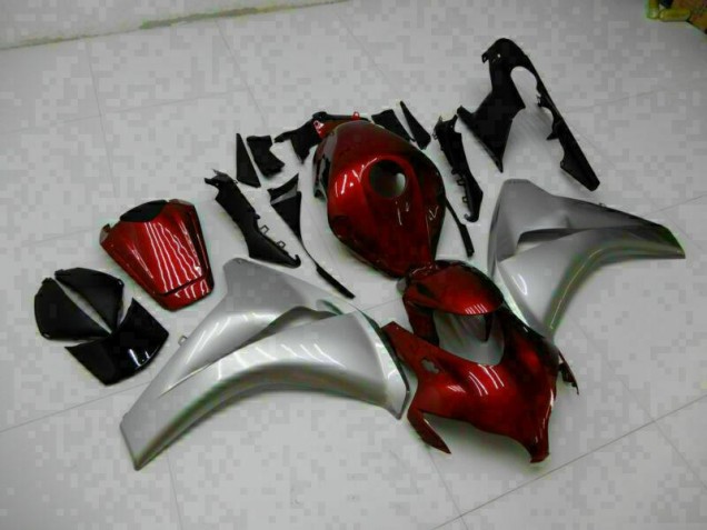 Red Silver 08-11 Honda CBR1000RR Motorcycle Bodywork Red Silver 08-11 Honda CBR1000RR Motorcycle Bodywork