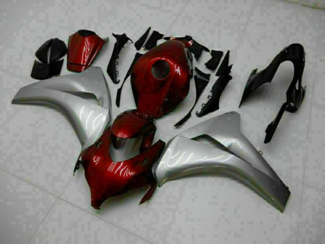 Red Silver 08-11 Honda CBR1000RR Motorcycle Bodywork Red Silver 08-11 Honda CBR1000RR Motorcycle Bodywork