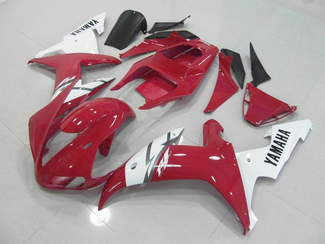 Red White 02-03 Yamaha YZF R1 Motorcycle Fairings Red White 02-03 Yamaha YZF R1 Motorcycle Fairings