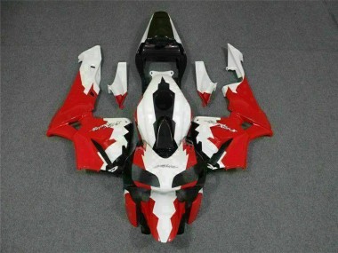 Red White 03-04 Honda CBR600RR Motorcycle Fairing