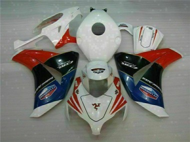Red White 08-11 Honda CBR1000RR Motorcycle Fairing