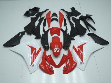 Red White 93 11-13 Honda CBR125R Motorcycle Fairings