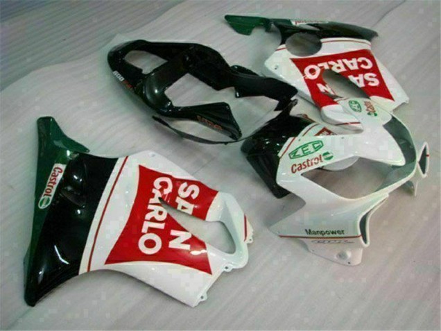 Red White Black San Carlo 01-03 Honda CBR600 F4i Motorcycle Fairings Red White Black San Carlo 01-03 Honda CBR600 F4i Motorcycle Fairings