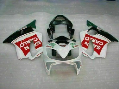 Red White Black San Carlo 01-03 Honda CBR600 F4i Motorcycle Fairings