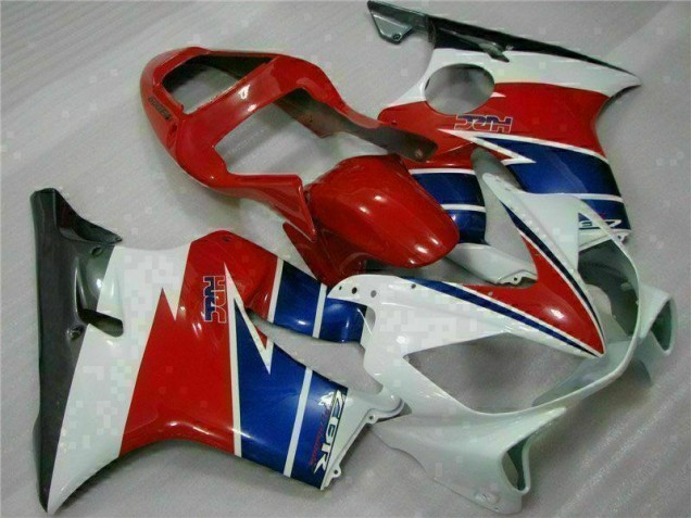 Red White Blue 01-03 Honda CBR600 F4i Motorcycle Fairings Red White Blue 01-03 Honda CBR600 F4i Motorcycle Fairings