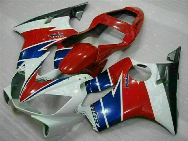 Red White Blue 01-03 Honda CBR600 F4i Motorcycle Fairings Red White Blue 01-03 Honda CBR600 F4i Motorcycle Fairings