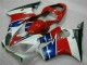 Red White Blue 01-03 Honda CBR600 F4i Motorcycle Fairings Red White Blue 01-03 Honda CBR600 F4i Motorcycle Fairings