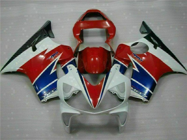 Red White Blue 01-03 Honda CBR600 F4i Motorcycle Fairings Red White Blue 01-03 Honda CBR600 F4i Motorcycle Fairings