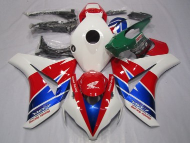 Red White Blue 08-11 Honda CBR1000RR Motorcycle Fairing
