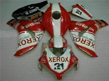 Red Xerox 21 08-11 Honda CBR1000RR Motorcycle Fairings