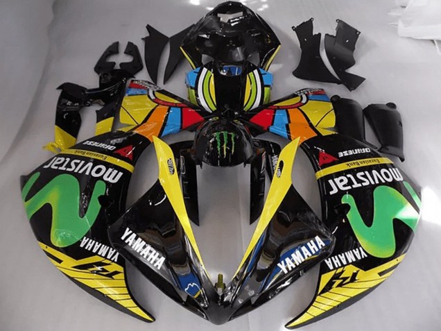 Rossi Movistar 12-14 Yamaha YZF R1 Motorcycle Fairings Rossi Movistar 12-14 Yamaha YZF R1 Motorcycle Fairings