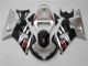 Silver 01-03 Suzuki GSXR 600/750 Motorcycle Fairings Silver 01-03 Suzuki GSXR 600/750 Motorcycle Fairings