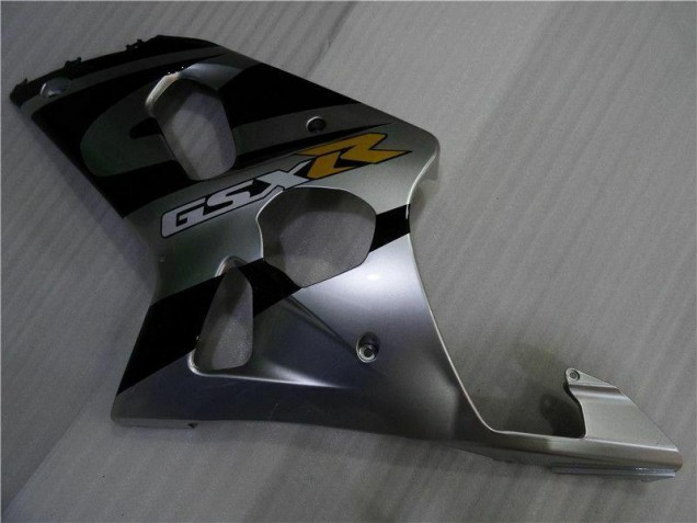 Silver Black 00-02 Suzuki GSXR 1000 Motorcycle Fairings Silver Black 00-02 Suzuki GSXR 1000 Motorcycle Fairings