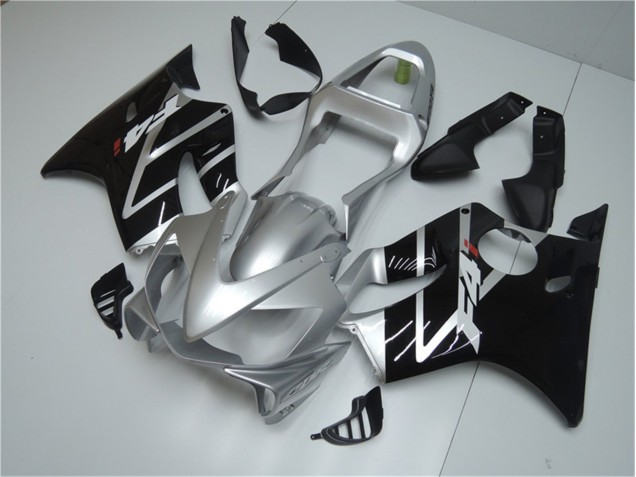 Silver Black 01-03 Honda CBR600 F4i Motorcycle Fairings Silver Black 01-03 Honda CBR600 F4i Motorcycle Fairings