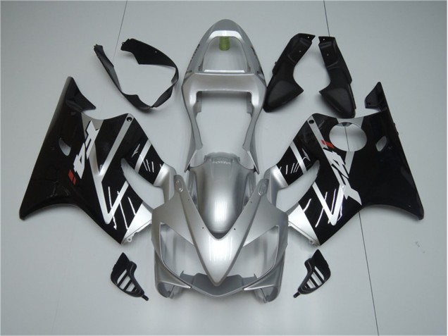 Silver Black 01-03 Honda CBR600 F4i Motorcycle Fairings Silver Black 01-03 Honda CBR600 F4i Motorcycle Fairings