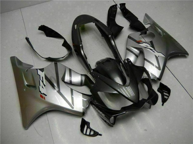 Silver Black 04-07 Honda CBR600 F4i Motorcycle Fairings Silver Black 04-07 Honda CBR600 F4i Motorcycle Fairings