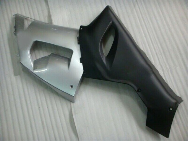 Silver Black 05-06 Kawasaki ZX6R Motorcycle Fairings Silver Black 05-06 Kawasaki ZX6R Motorcycle Fairings