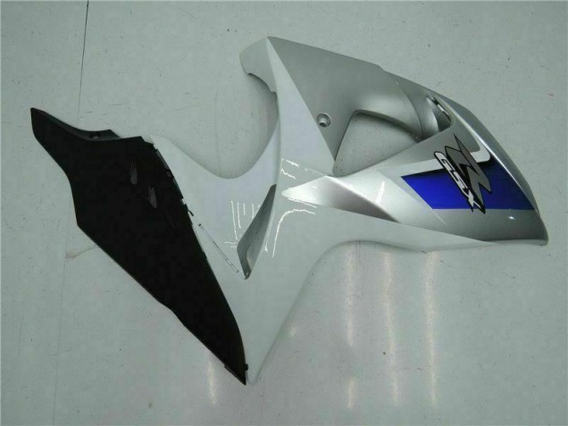 Silver White 09-16 Suzuki GSXR 1000 Motorcycle Fairings Silver White 09-16 Suzuki GSXR 1000 Motorcycle Fairings