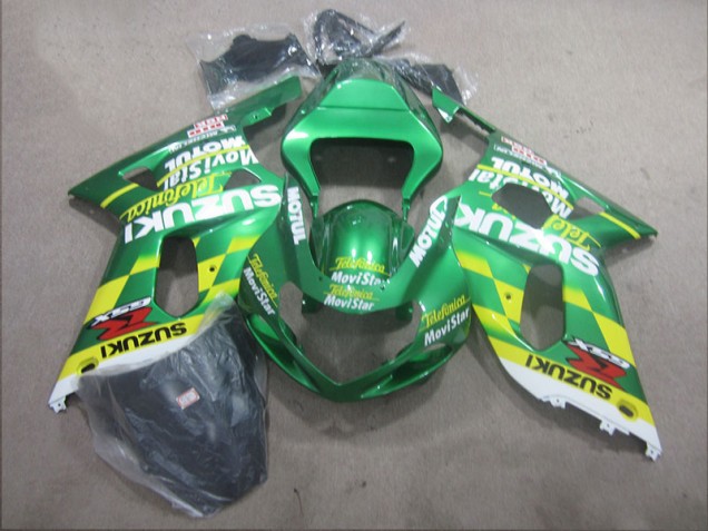 Telefunica Movistar 01-03 Suzuki GSXR 600 Motorcycle Fairings