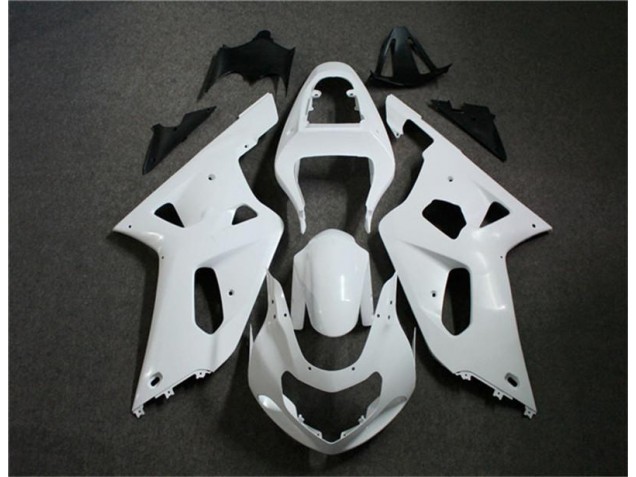 White 01-03 Suzuki GSXR 600/750 Motorcycle Fairings White 01-03 Suzuki GSXR 600/750 Motorcycle Fairings