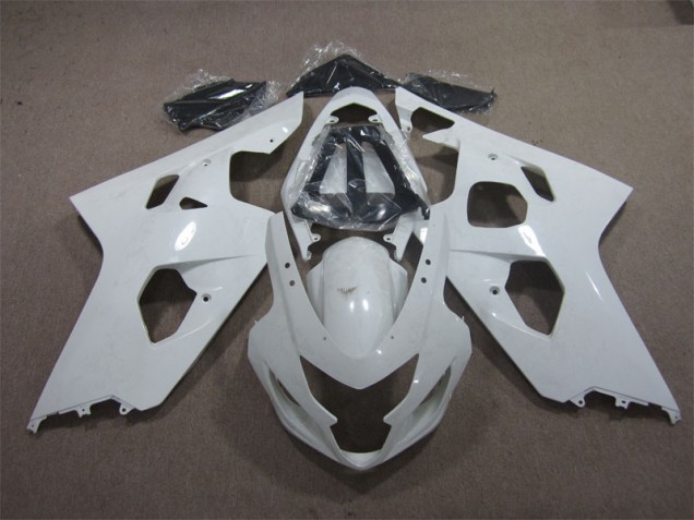 White 04-05 Suzuki GSXR 600 Motorcycle Fairings White 04-05 Suzuki GSXR 600 Motorcycle Fairings