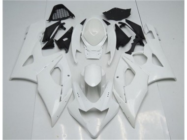 White 05-06 Suzuki GSXR 1000 Motorcycle Fairings