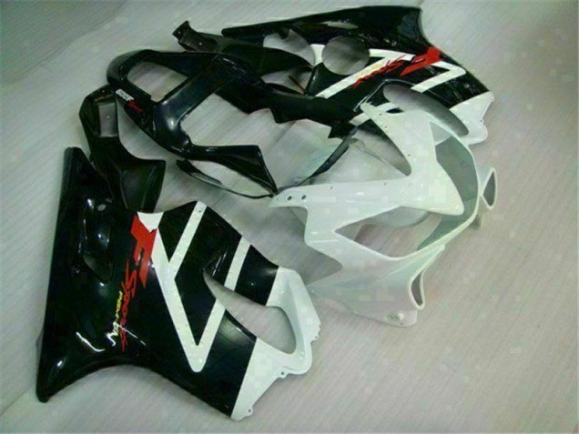 White Black 01-03 Honda CBR600 F4i Motorcycle Fairing White Black 01-03 Honda CBR600 F4i Motorcycle Fairing