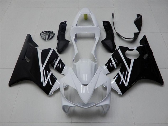 White Black 01-03 Honda CBR600 F4i Motorcycle Fairings White Black 01-03 Honda CBR600 F4i Motorcycle Fairings