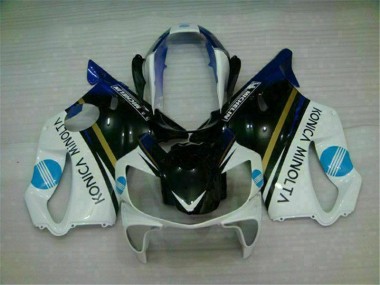 White Black 04-07 Honda CBR600 F4i Motorcycle Fairing