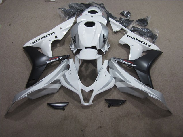 White Black 07-08 Honda CBR600RR Motorcycle Bodywork White Black 07-08 Honda CBR600RR Motorcycle Bodywork