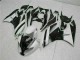 White Black 09-12 Kawasaki ZX6R Motorcycle Fairings White Black 09-12 Kawasaki ZX6R Motorcycle Fairings