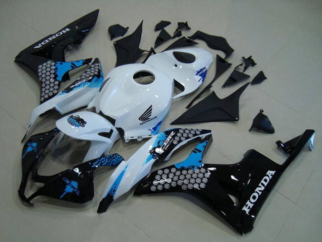 White Black Blue 07-08 Honda CBR600RR Motorcycle Fairings White Black Blue 07-08 Honda CBR600RR Motorcycle Fairings