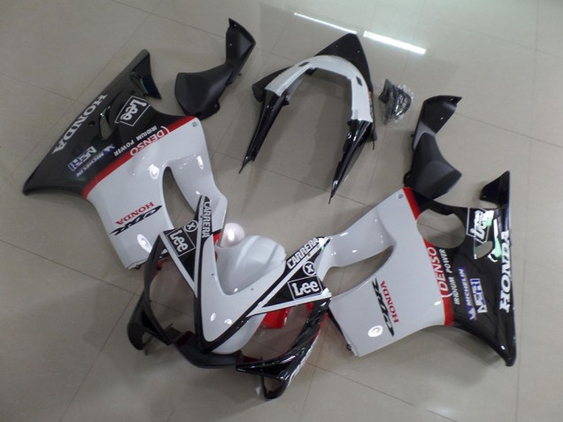 White Black Carrera Lee 01-03 Honda CBR600 F4i Motorcycle Fairings White Black Carrera Lee 01-03 Honda CBR600 F4i Motorcycle Fairings