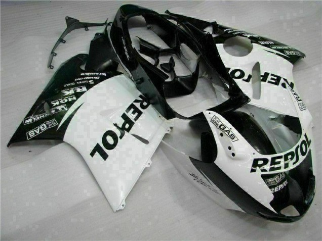 White Black Repsol 96-07 Honda CBR1100XX Motorcycle Fairings